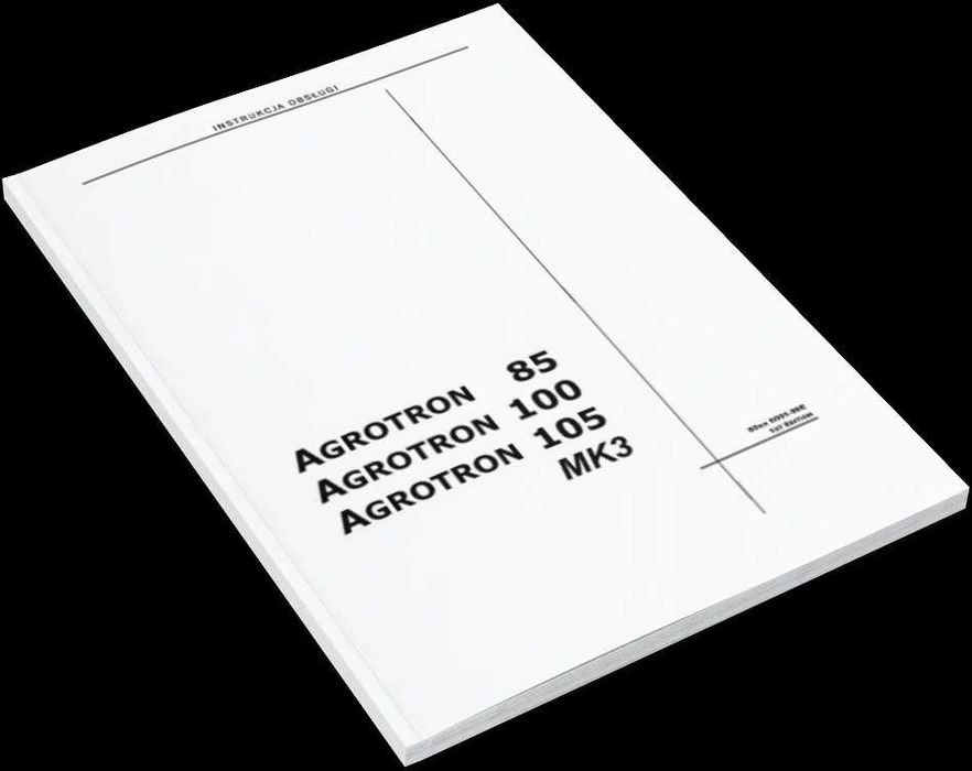 Ciągnik  Deutz Fahr Agrotron 85 ; 100 ; 105 MK MK3 Instrukcja obsługi