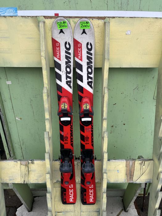 Narty dziecięce Atomic Race5 90cm (152). Wysyłka Krako59 Kęty • OLX.pl