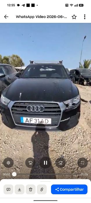 Audi Q3 2.0 TDI S-Line Quattro 2016 - Salvado para peças - 118.000 km