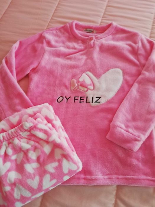 Pijama veludo quentinho criança