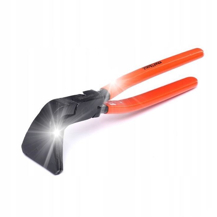 Zestaw Dekarskie Szczypce Kleszcze Gięcia Blach 275Mm Proste Odgięte