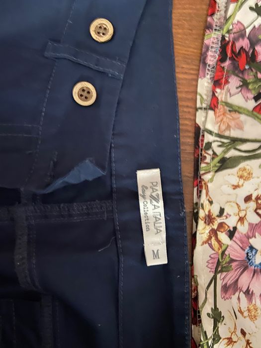 Фірмові Котонові штани Plaza Italia з манжетом