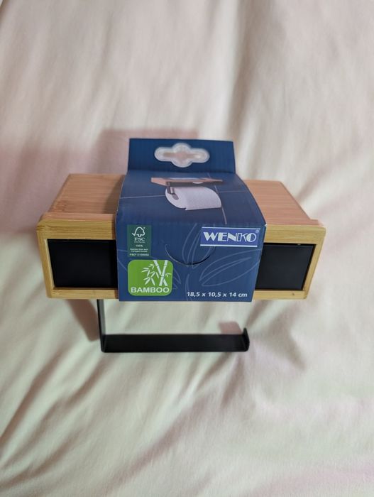 Porta-rolos Bambusa WENKO – bambu