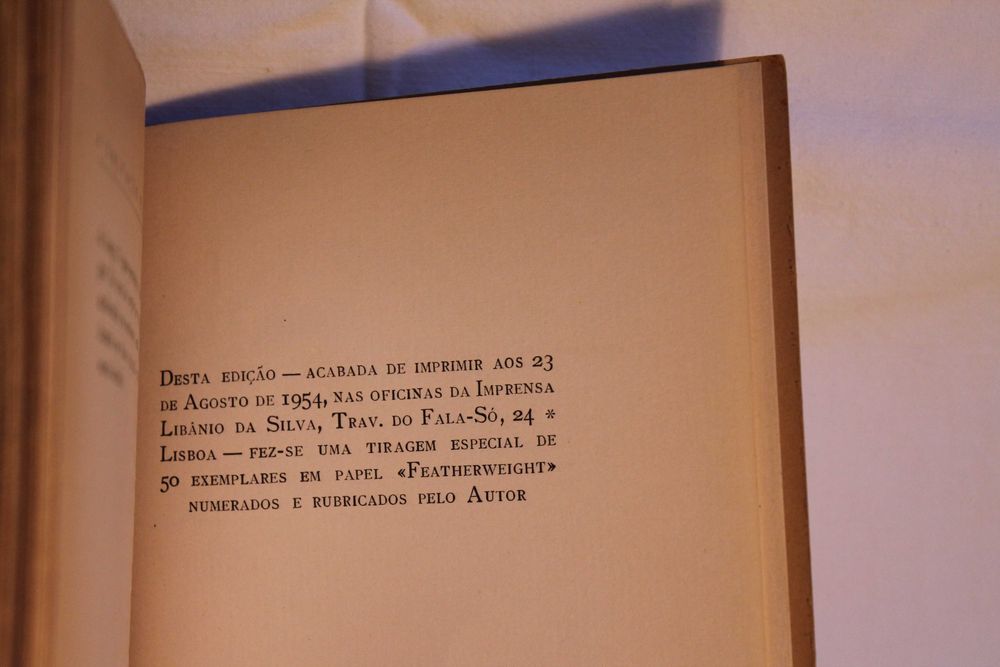 1ª edição de "A Salvação do Mundo" (1954), de José Régio