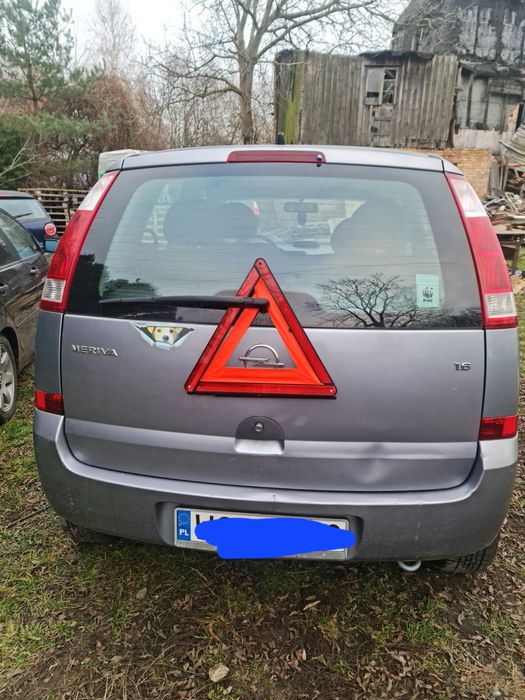 Opel Meriva 1.6 B, zerwany rozrzad, na czesci