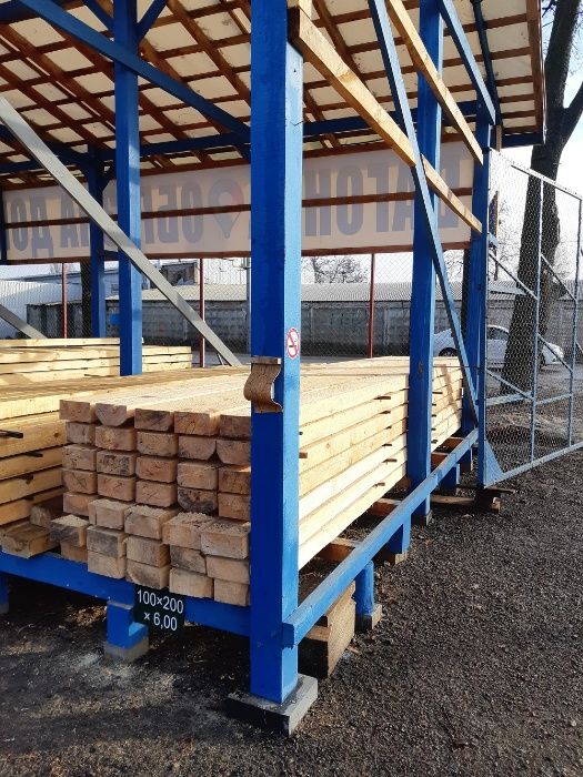 Брус 100х200х4,00, 200х100х4,50 100х200х6,00 Стропила Доска обрезная