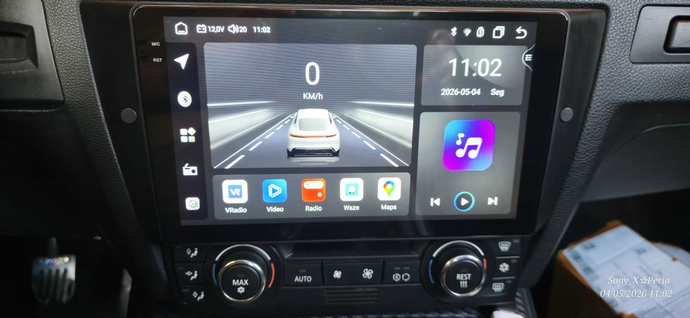 Autorrádio Android 9 Polegadas - 8Gb Memoria Ram 128Gb. Armazenamento   (Novo)