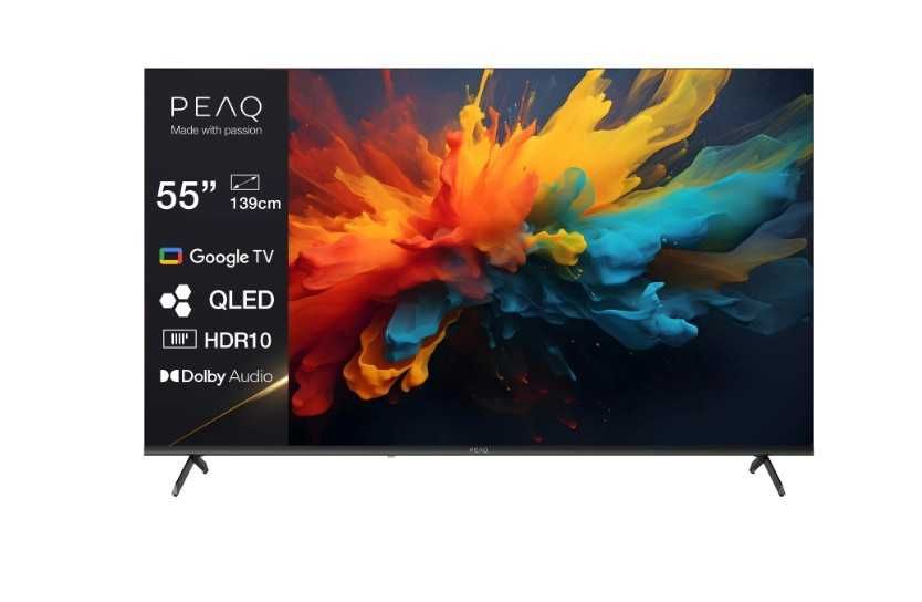 Telewizor QLED PEAQ 55GQU-5025C 55" 4K Google TV HDR10 Czarny