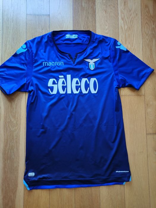 Camisola futebol adulto original Macron Lazio 2017-18 terceiro equipamento