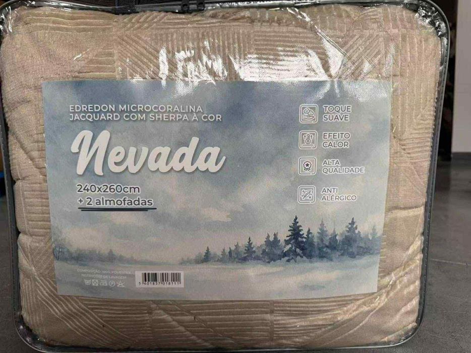 Edredão borrego (inclui fronhas almofadas)