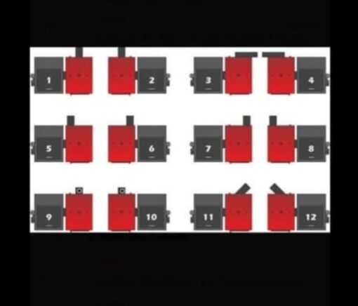 Piec Kocioł na Pellet z zasobnikiem + Węgiel/Drewno 18kw do 220m2