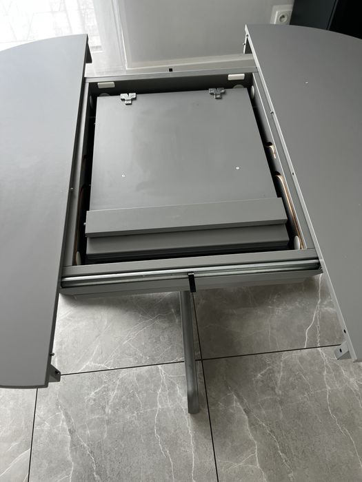 Stoł ROSENTORP rozkładany szary 110/155 IKEA