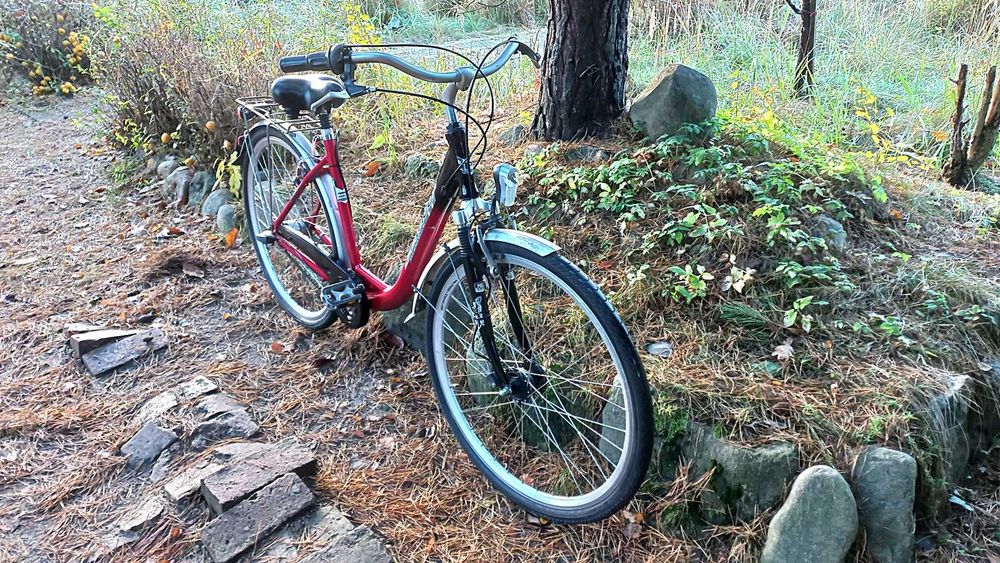 Alu Rower Miejski Damski Prince Damka Łabędź Niska Rama Sram S7 Led 28