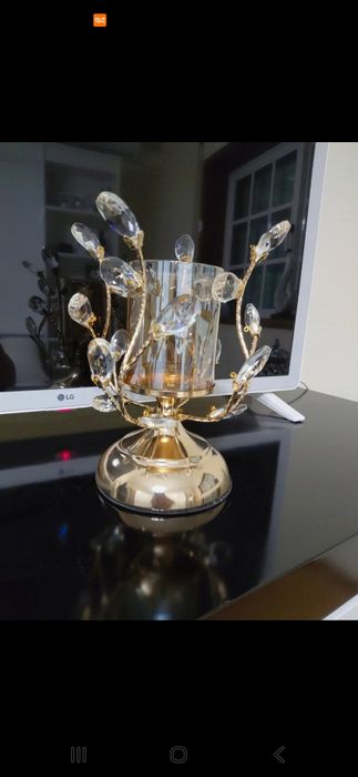 Castical para velas dourado