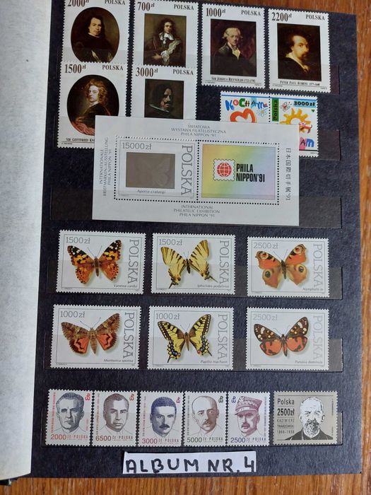 Zbiór znaczków pocztowych kolekcja (Album nr.4)