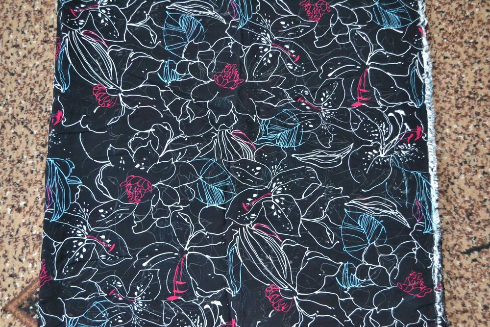 Тканина, шифон 215*140 см. Відрізок тканини