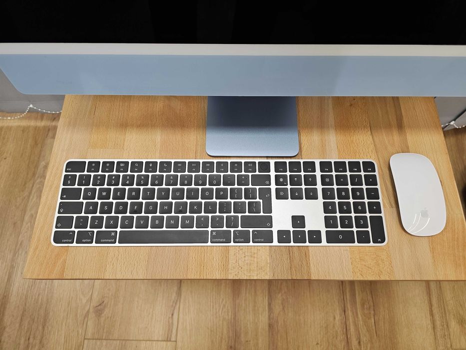Apple iMac 24 M1/8GB/512GB Retina BLUE +pełna klawiatura +mysz BOX