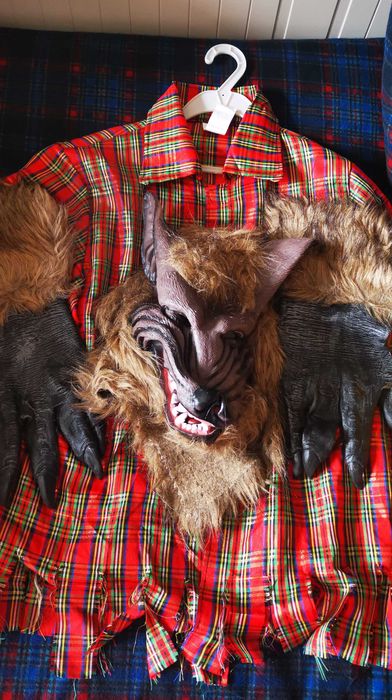 Fato de carnaval lobisomem