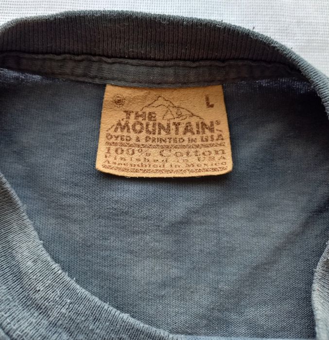 Винтаж Мерч футболка rock biker metal The Mountain Wolf L(XL) 2002г