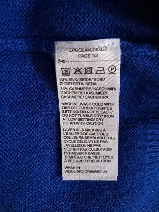 Sweter jedwab/kaszmir rozm. M