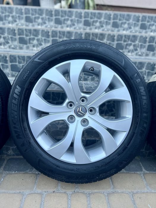 Колеса в зборі 5х108 r17 літо 225/55 Citroen C5 C6 Peugeot 408 508