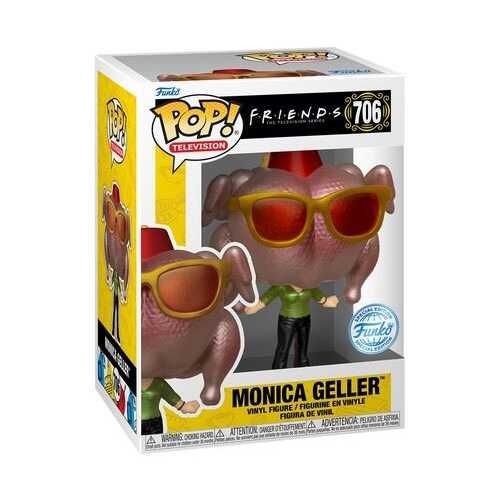 Funko POP Tee Friends Monica Geller Turkey Metallic - Novo e Selado