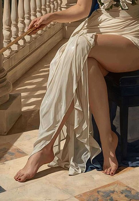 Obraz na płótnie - cykl "Wiekowa elegancja" - wielkość 75cm x 108cm