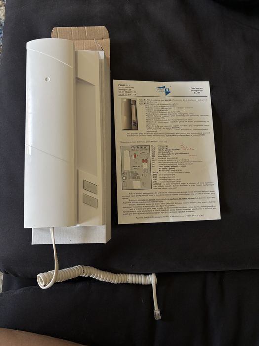 Nowy domofon UNIFON PROEL DO SYSTEMÓW ANALOGOWYCH 4,5 I 6 ŻYŁOWYCH ORNO -