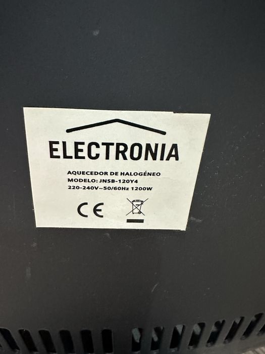 Aquecedor electrico halogeneo HTW  1200W