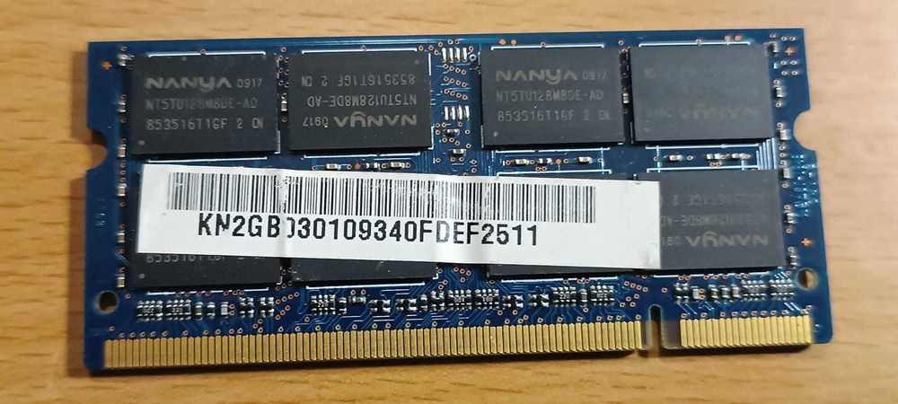 Placa Memoria RAM Nanya NT2GT64U8HD0BN-AD (2 UNiDADES)