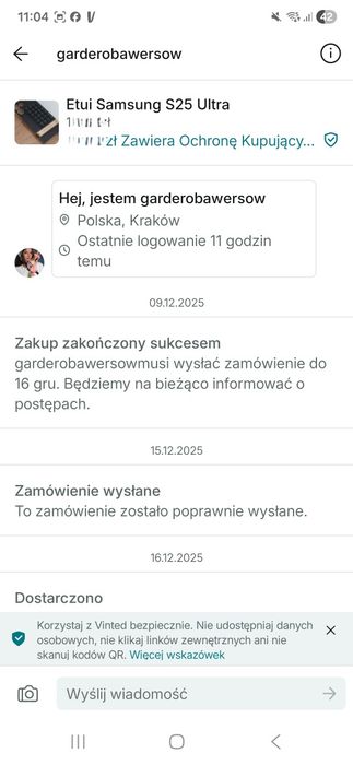 Case etui na smasung Galaxy ultra s25 kupiony od wersow