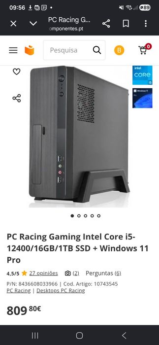 PC Gaming i5-12400 | 16GB RAM | 1TB SSDPC Gaming i5-12400 | 16GB RAM | 1TB SSD
