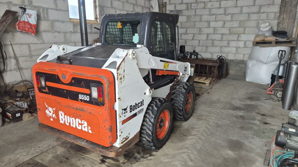 Bobcat S550 Widły  Łyżka  Ķrokodyl  2013r.