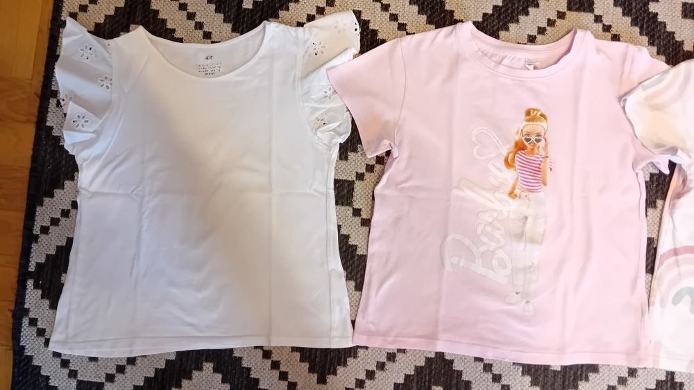 Bluzeczki firmy h&m rozmiar 122/128