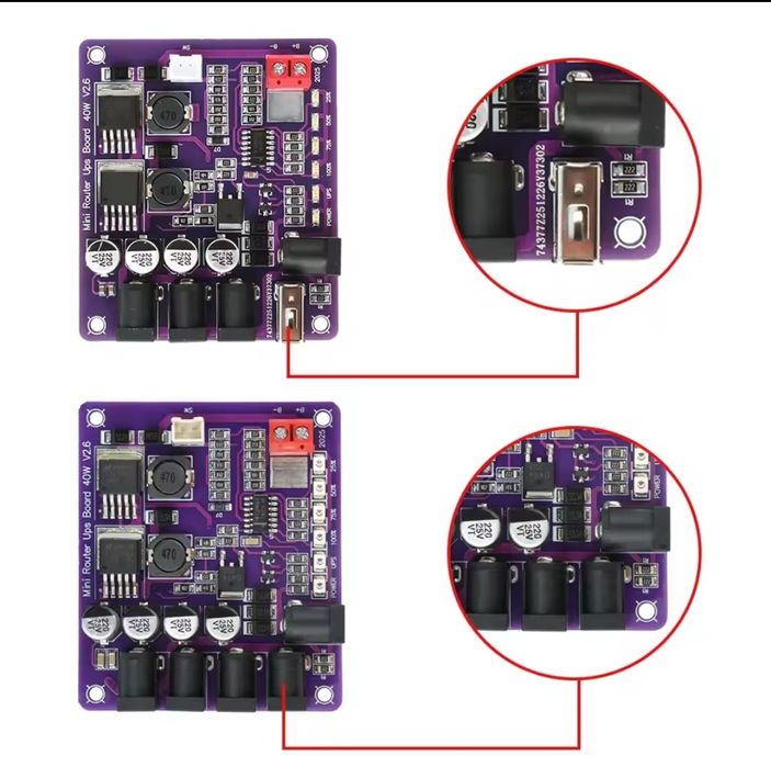 UPS 40W для роутера ONU GPON | ДБЖ безперебійне живлення 18650 3S, упс