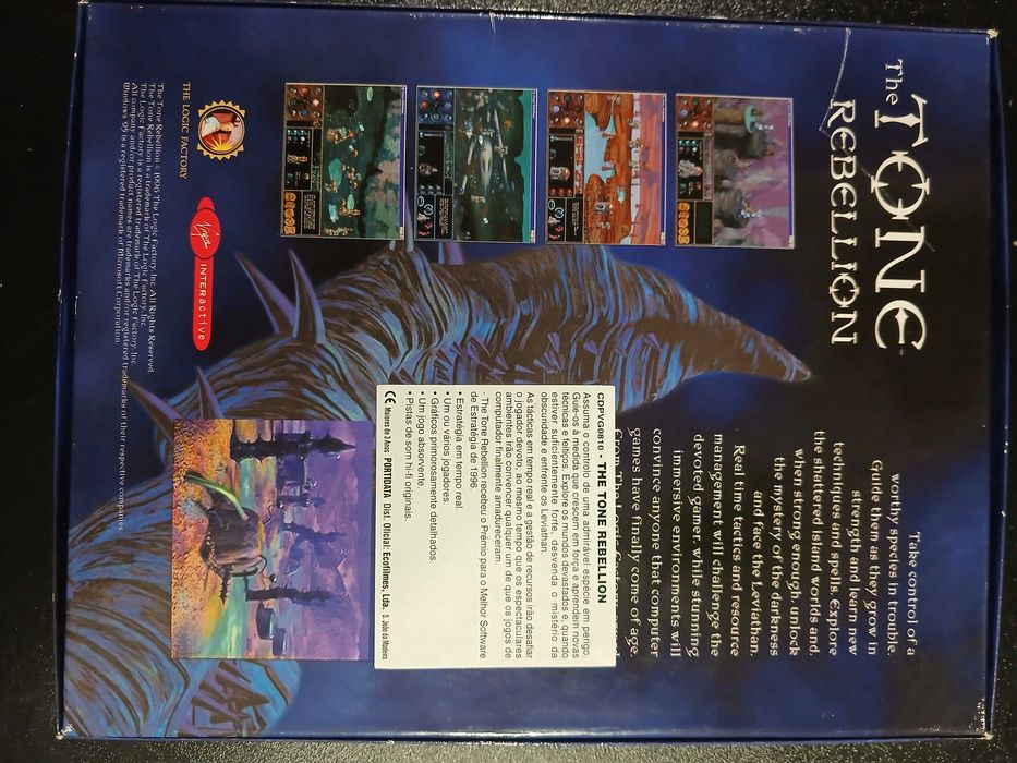 Jogo PC Vintage: The Tone Rebellion: (1997) – Clássico jogo de estratégia e ficção científica - Big Box