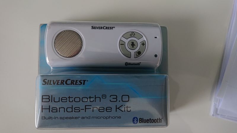 Zestaw głośnomówiący Bluetooth Silvercrest SFA 30 C1 do auta
