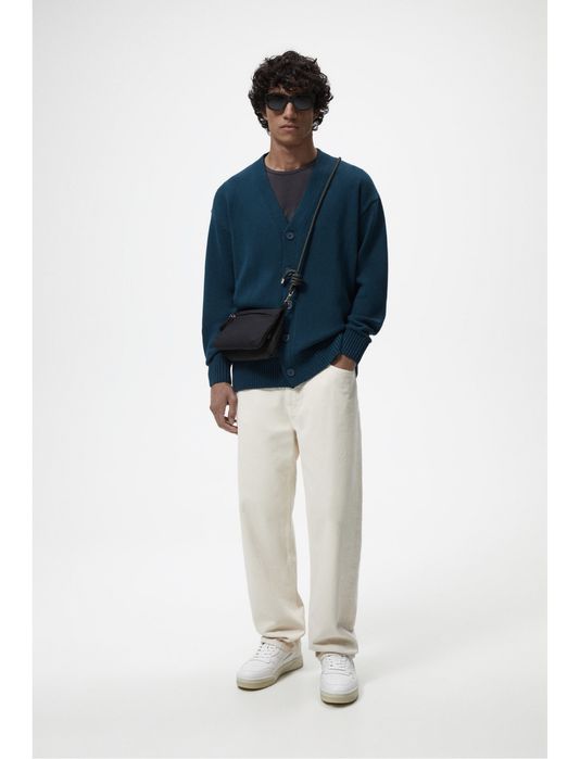 Мужские кожаные кроссовки Zara