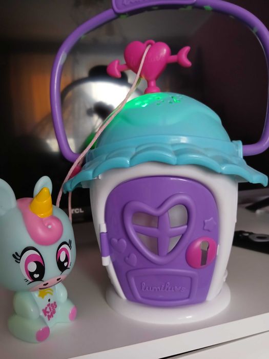 Lampka - Domek świecący z ażurowym daszkiem