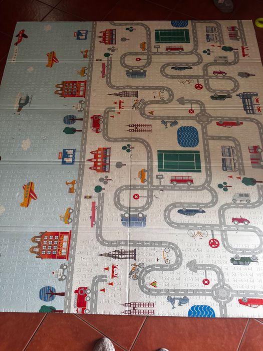 Tapete de criança almofadado