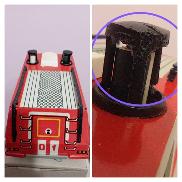 Пожарная заводная машина з-д Ватутина Киев игрушка СССР