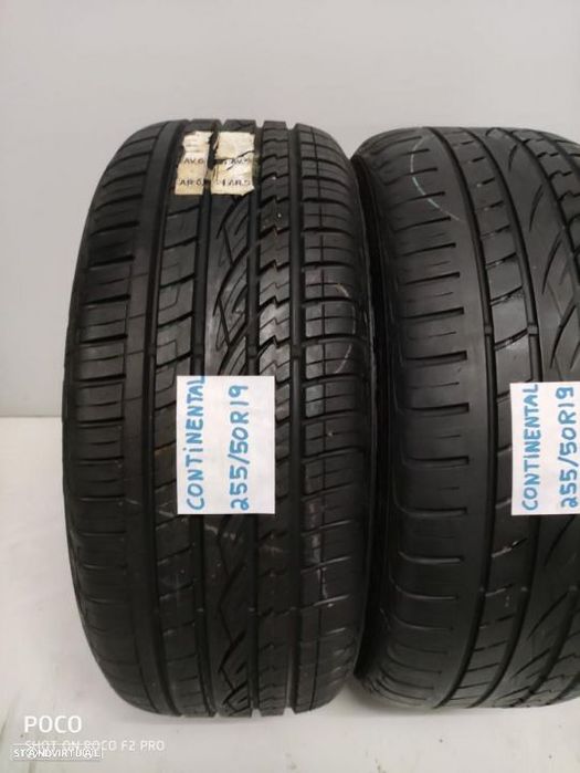 2 pneus 255/50/19 continental - oferta dos portes