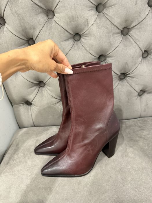Нові черевики чоботи козаки ботильйони zara 38