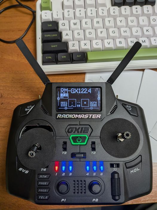 Пульт для fpv radiomaster GX12 ELRS 2.4GHz/900MHz+кейс+акумулятор