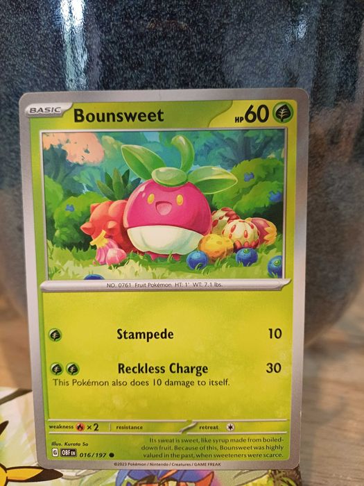 Carta Pokémon Bounsweet #16