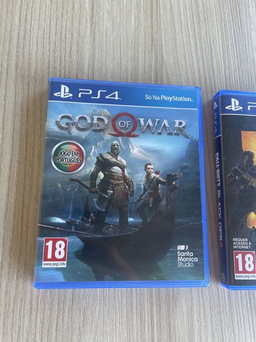 Jogos PS4 - God of War, Black Ops 4, Red Dead Redemption