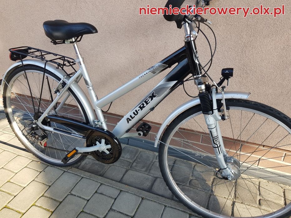 Rower damski damka trekkingowa ALU-REX koła 28 SHIMANO ALUMINIUM rabat
