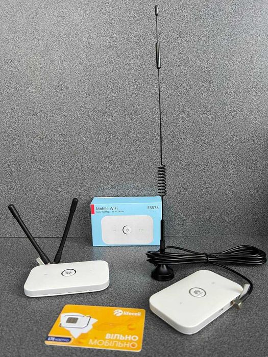 4G LTE Wi-Fi роутер Huawei E5573s-320 MIMO + безлім Life 249грн/міс