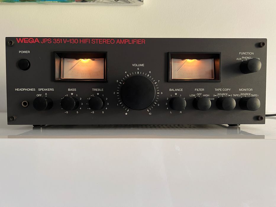 Wzmacniacz WEGA V-130 HIFI - vintage, retro stereo - jak SONY TA-F4A - do naprawy