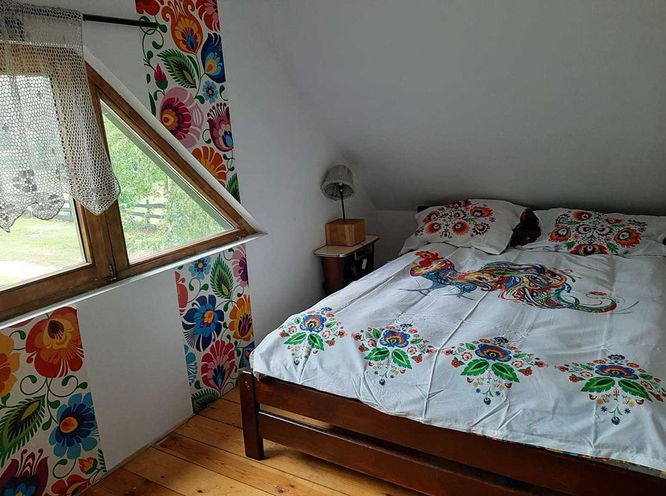 Domek dom drewniany jacuzzi balia ferie panieńskie kawalerskie